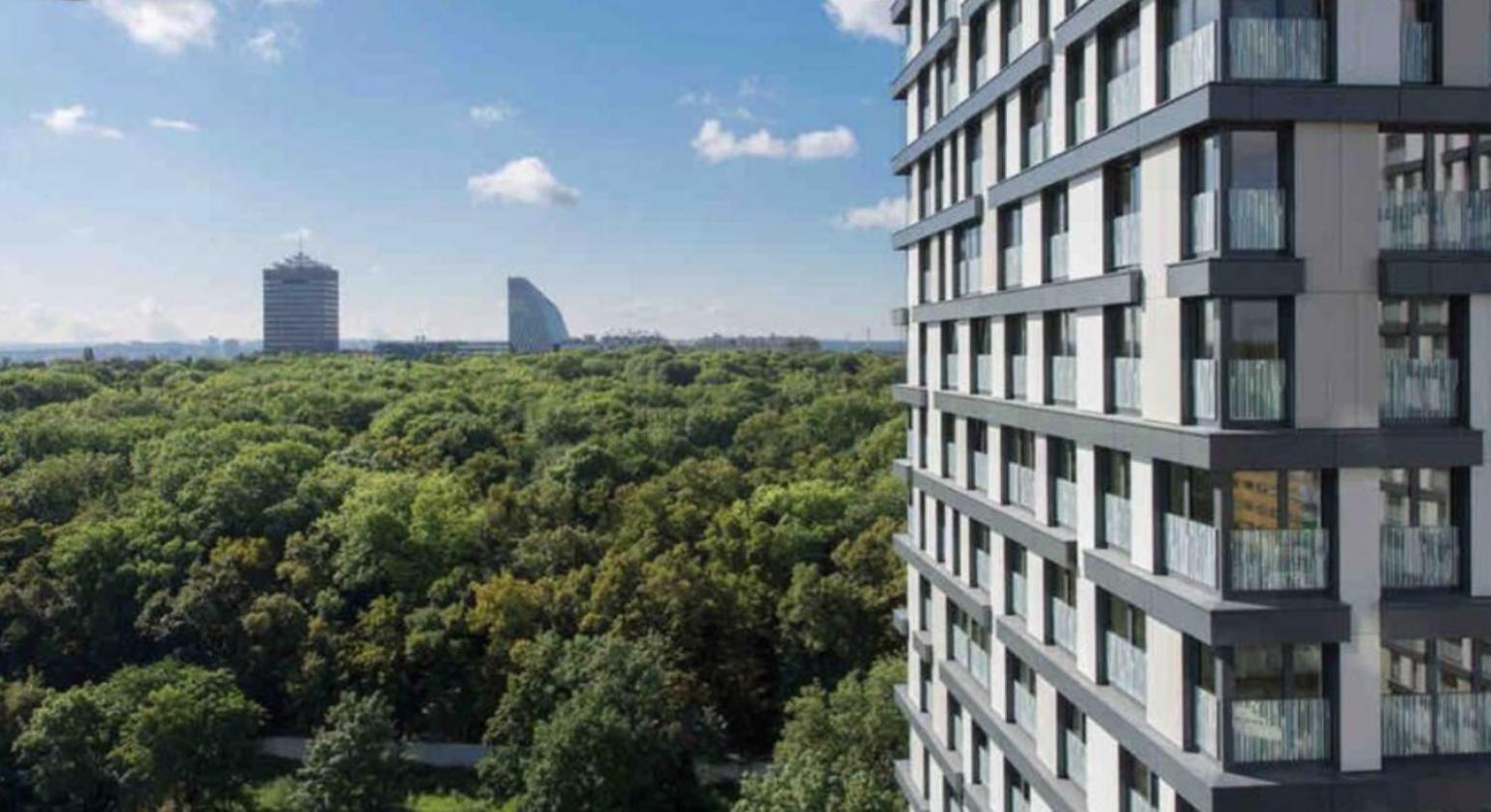 Residence Garden Tower - Parking Prag Dış mekan fotoğraf